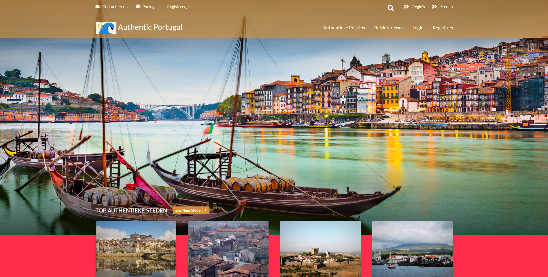 foto van de homepagina authenticportugal.be